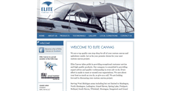 Desktop Screenshot of elitecustomcanvas.com